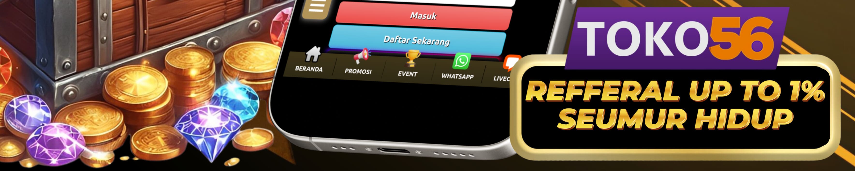 BONUS REFFERAL TOKO56